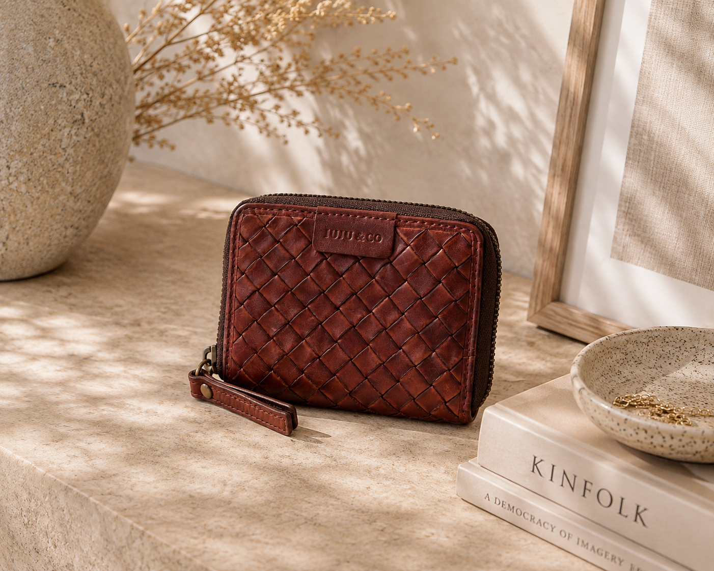 Basque Wallet - Small Amber
