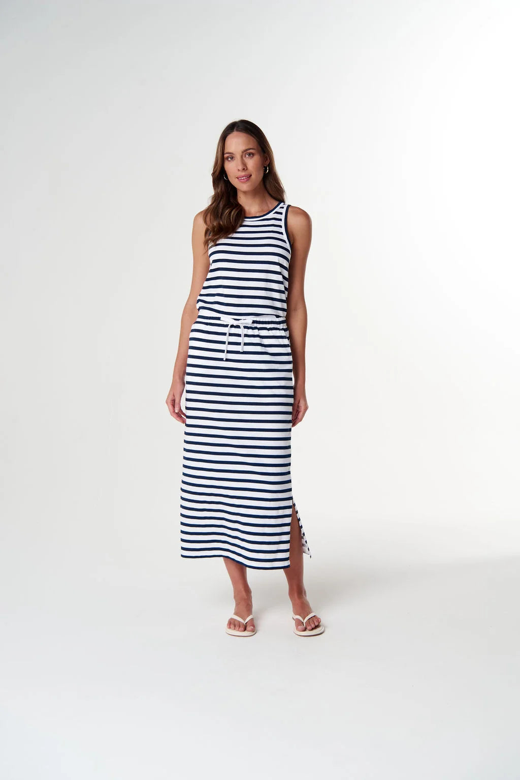 The Folk Maxi Skirt - White/Parisian