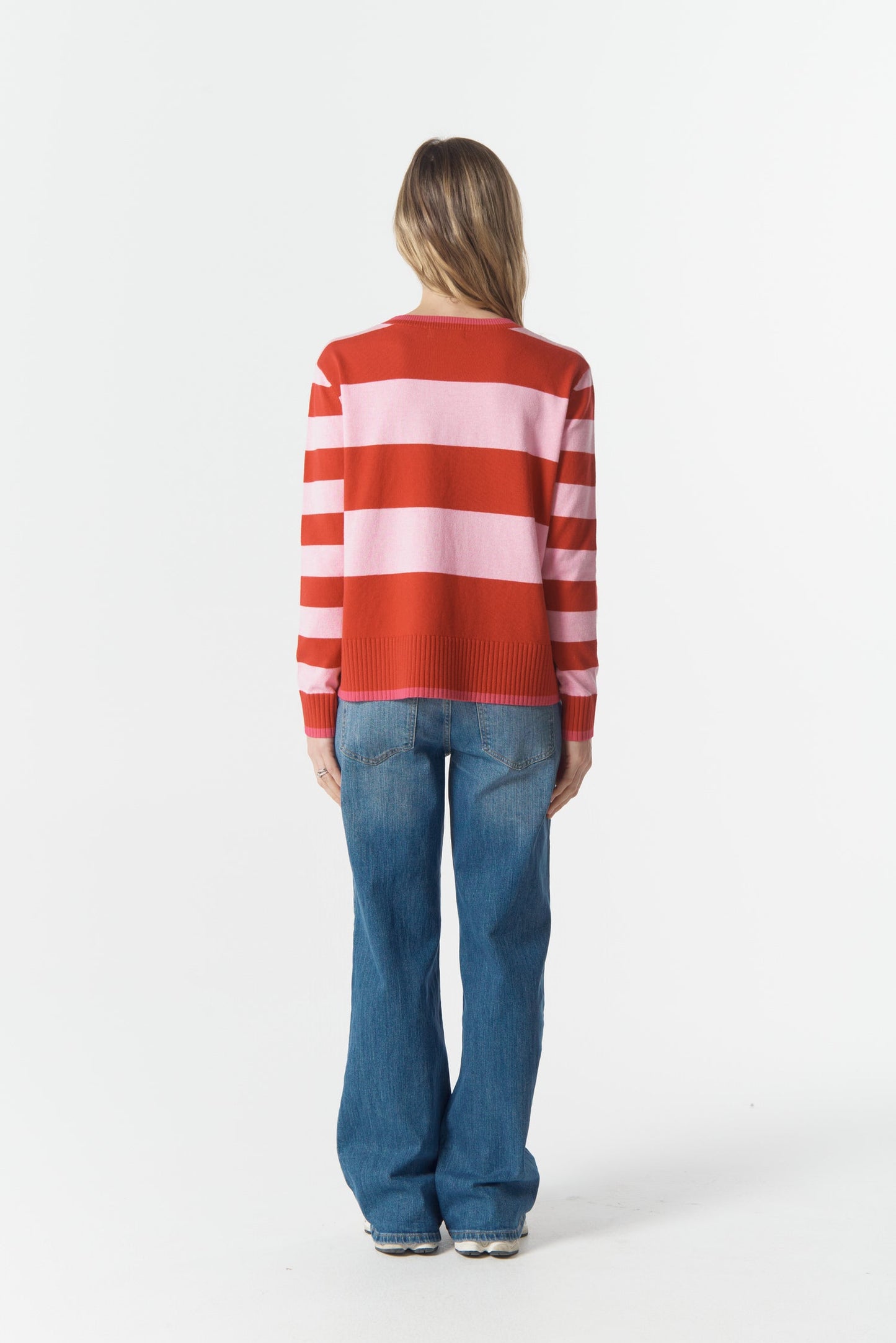 Sierra Stripe Knit - Flamboyant