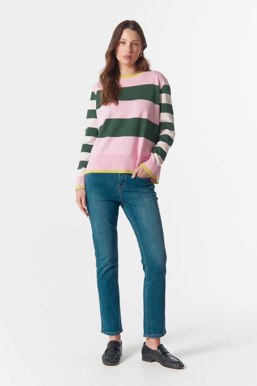 Sierra Contrast Stripe Knit