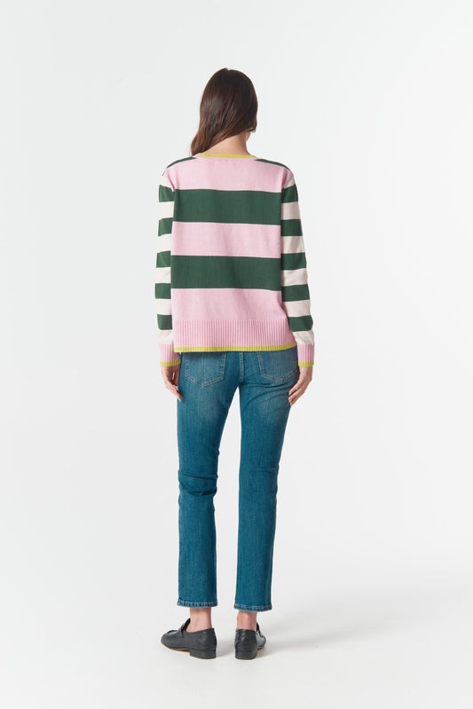 Sierra Contrast Stripe Knit