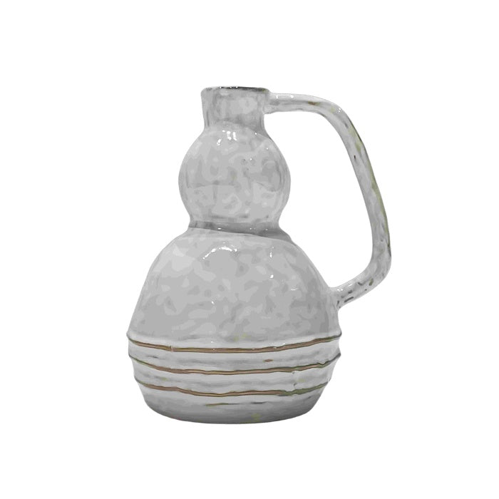 Lex White Stripe Jug