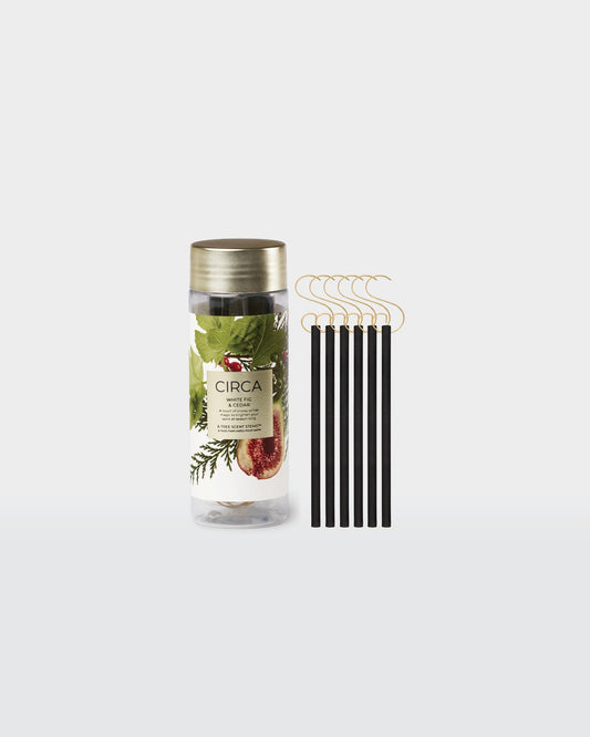 White Fig & Cedar Tree Scent Stems