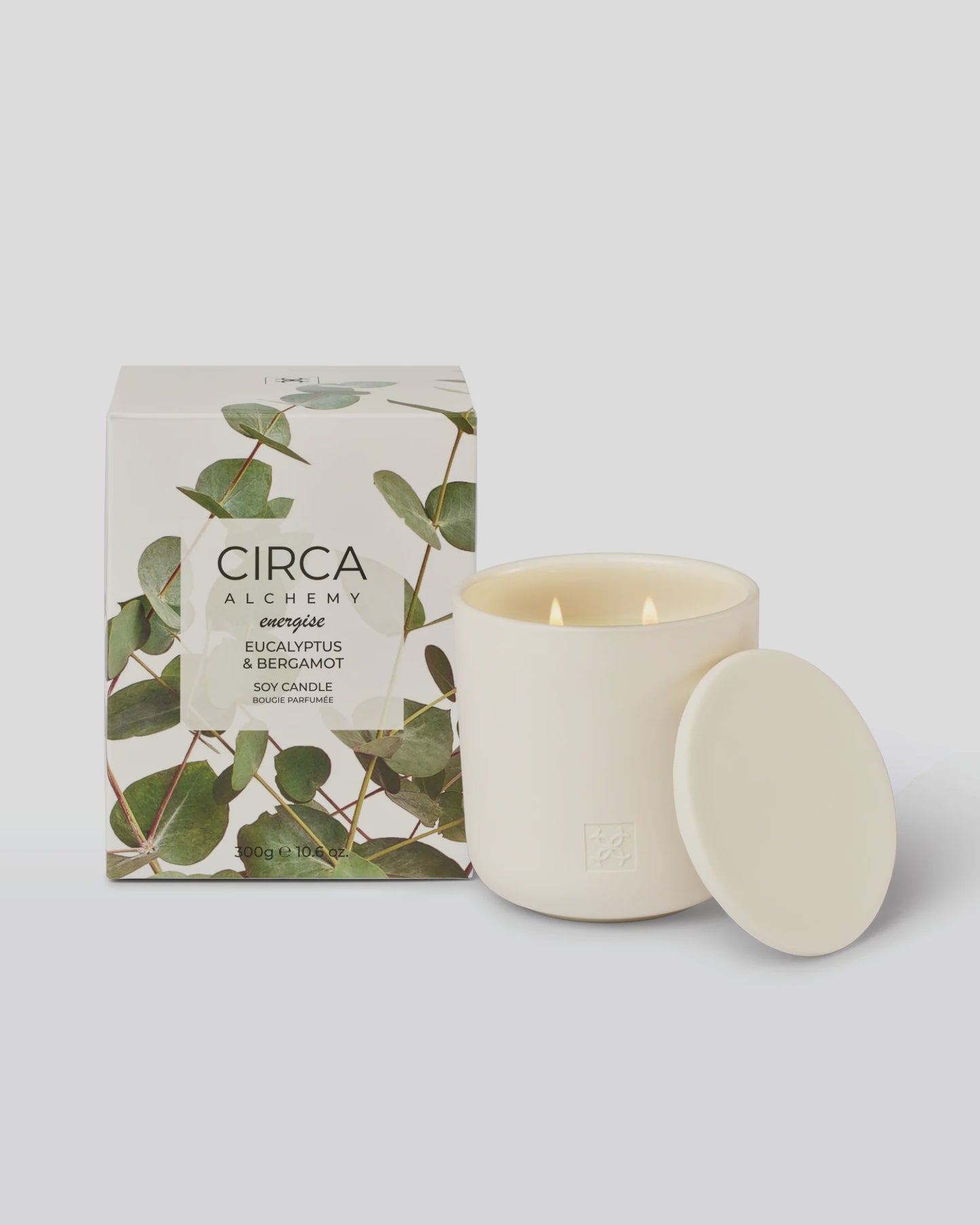 Eucalyptus & Bergamot 300g Soy Candle