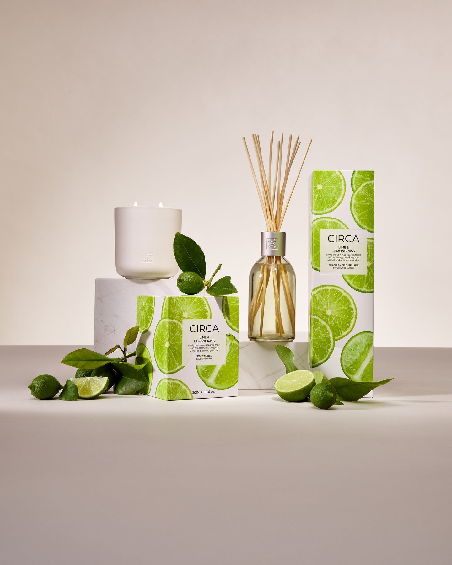 Lime & Lemongrass Candle 300g
