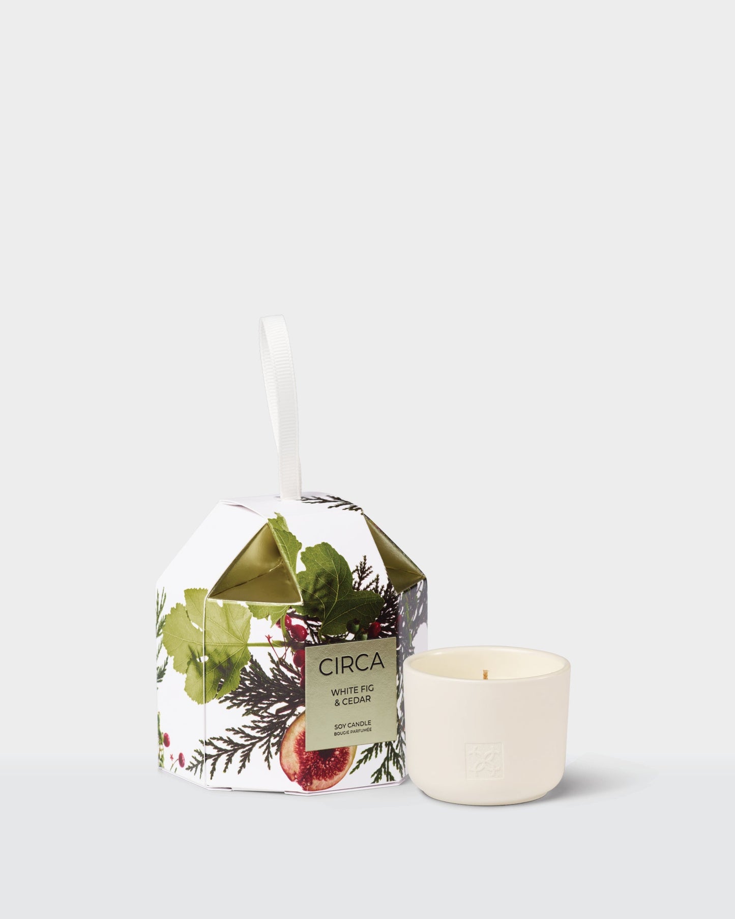 White Fig & Cedar Bauble Candle 70g