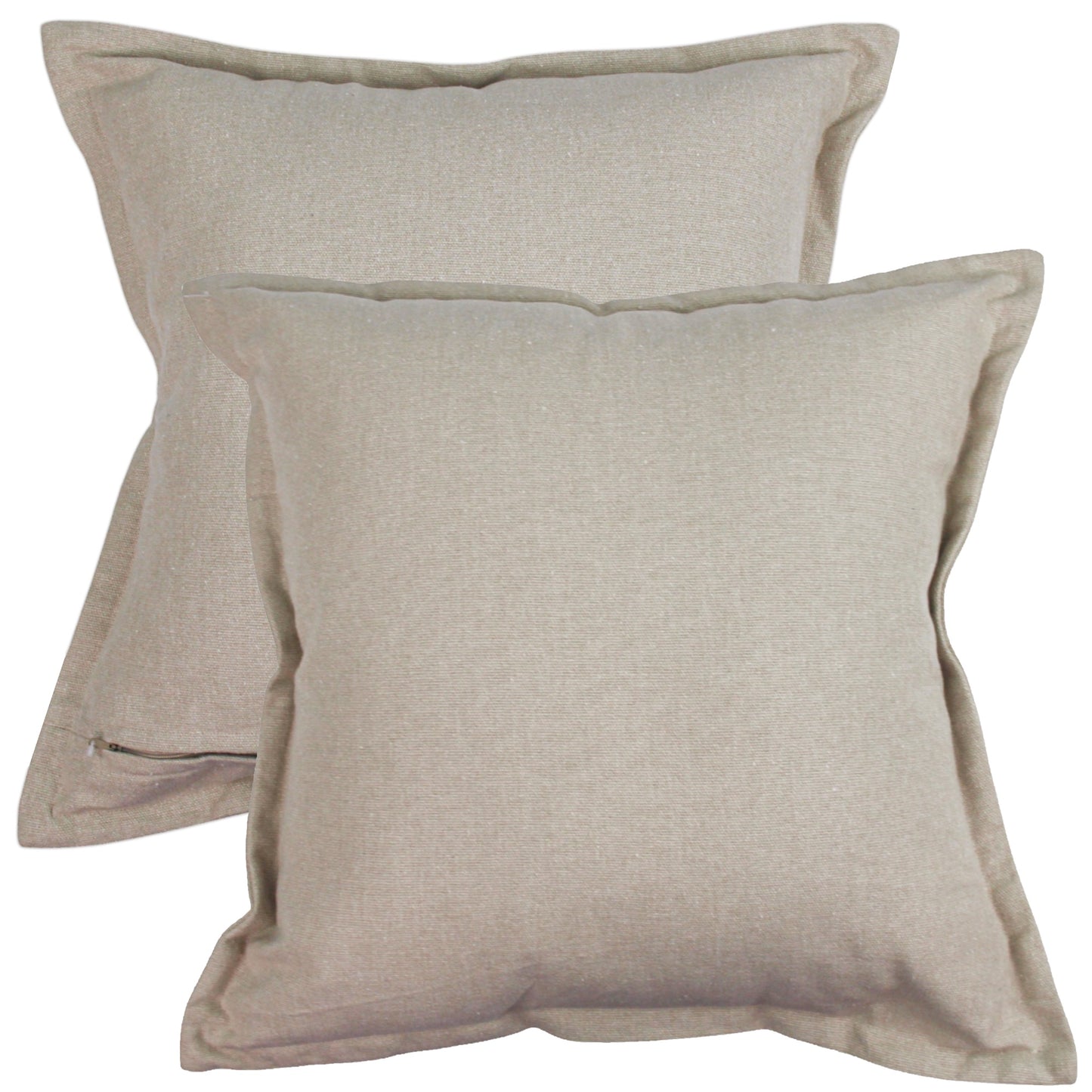 Natural Organic Cushion - Taupe