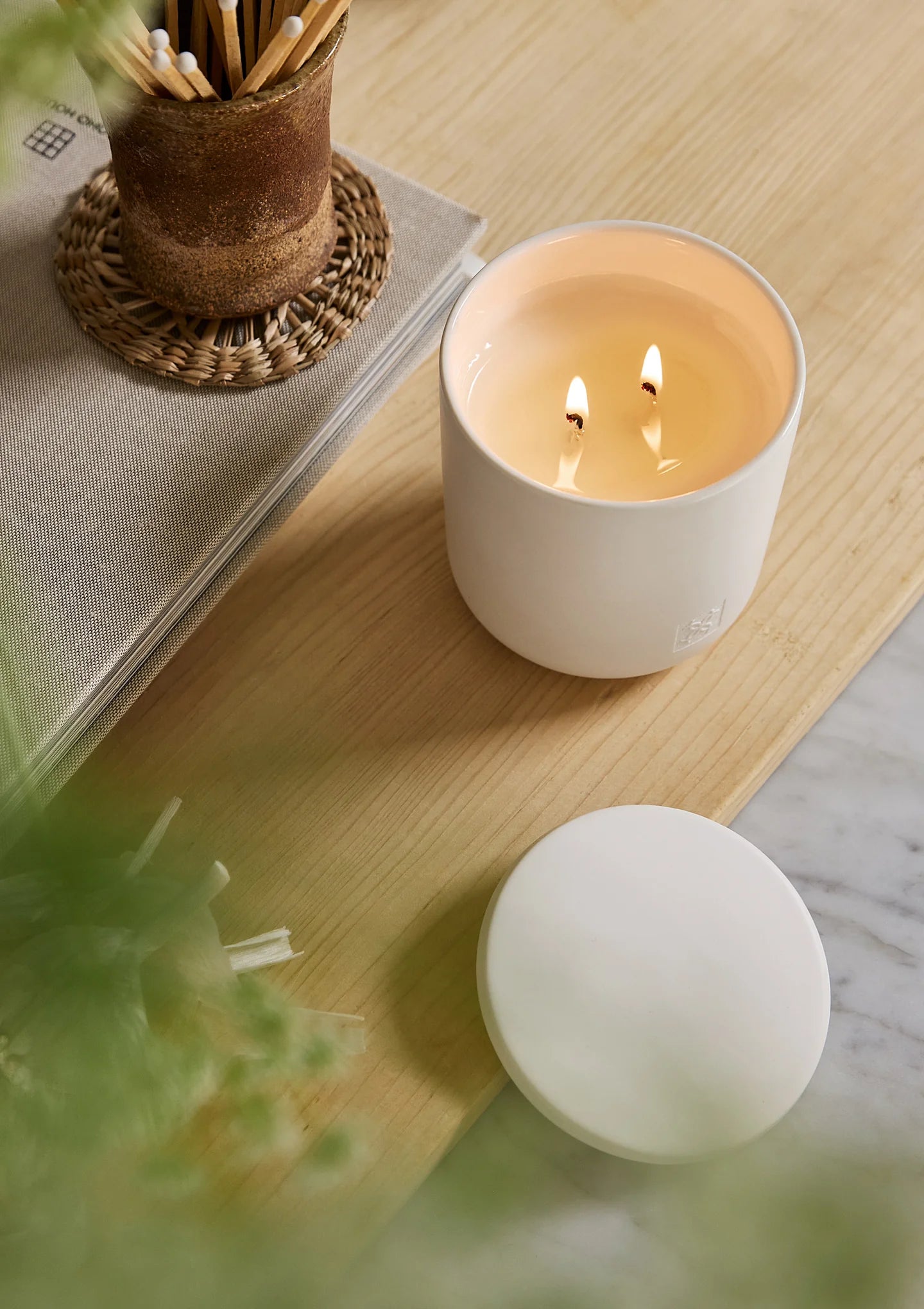 Cotton Flower & Freesia Soy Candle 300g
