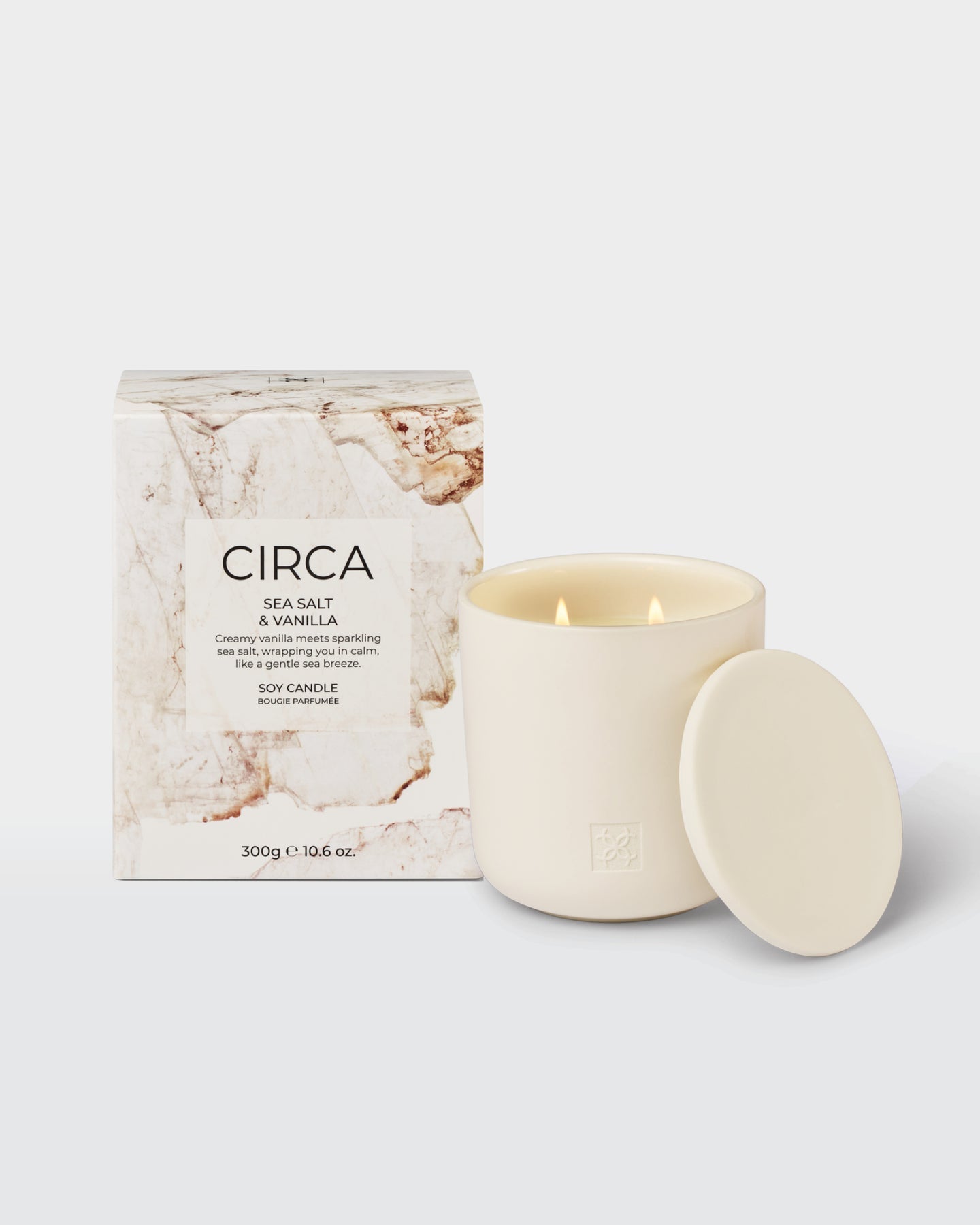 Sea Salt & Vanilla Soy Candle 300g