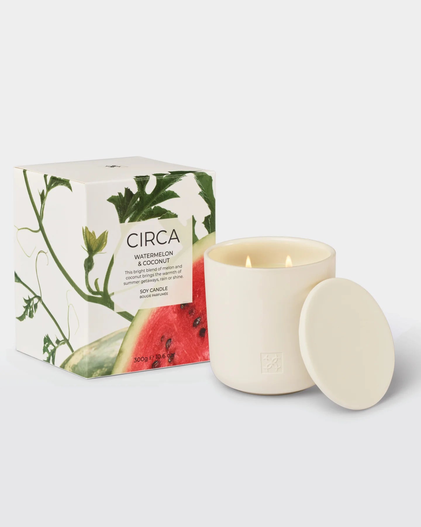 Watermelon & Coconut Soy Candle 300g