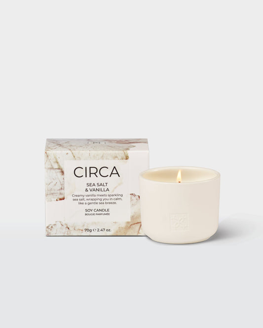 Sea Salt & Vanilla Soy Candle 70g