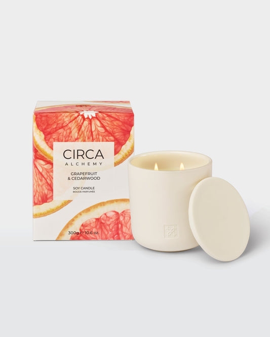 Grapefruit & Cedarwood Soy Candle 300g
