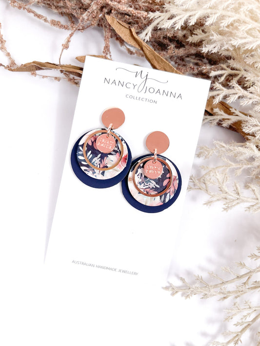 Mini Round Floral & More Floral - Rose Gold