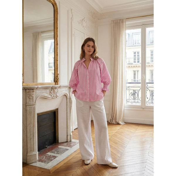 Stripe Shirt O/S - Pink