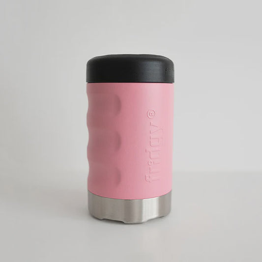 Fridgy 375ml Can Cooler Grip Range - Dusty Pink