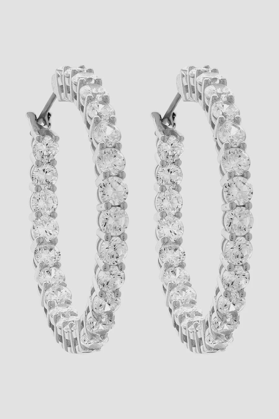 Dolce Vita Rhodium Earring