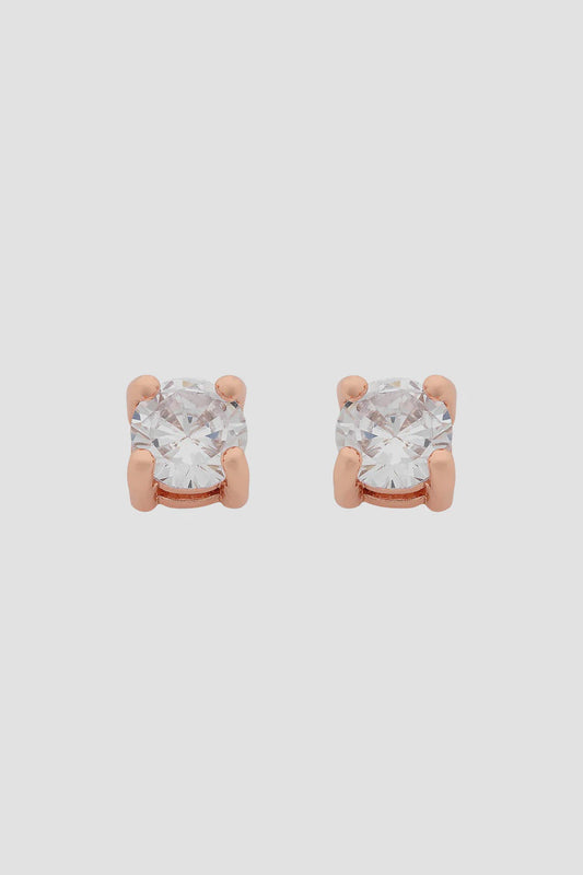 Sylvie Rose Gold CZ Stud