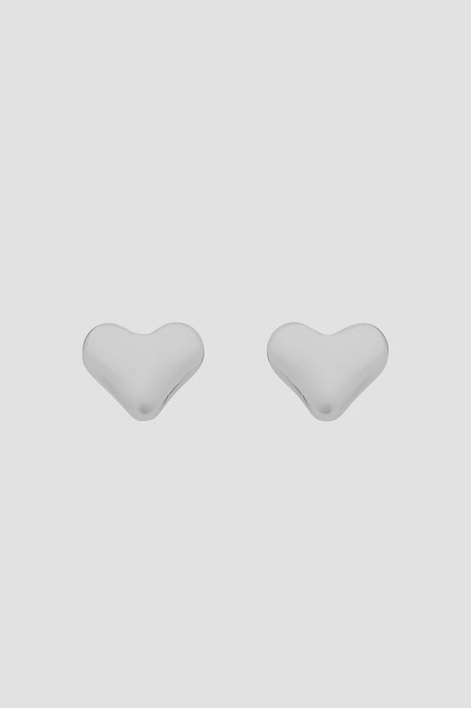 Mariel Silver Heart Earring