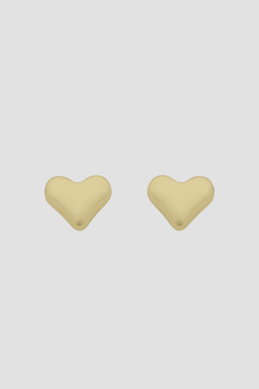 Mariel Soft Gold Heart Earring