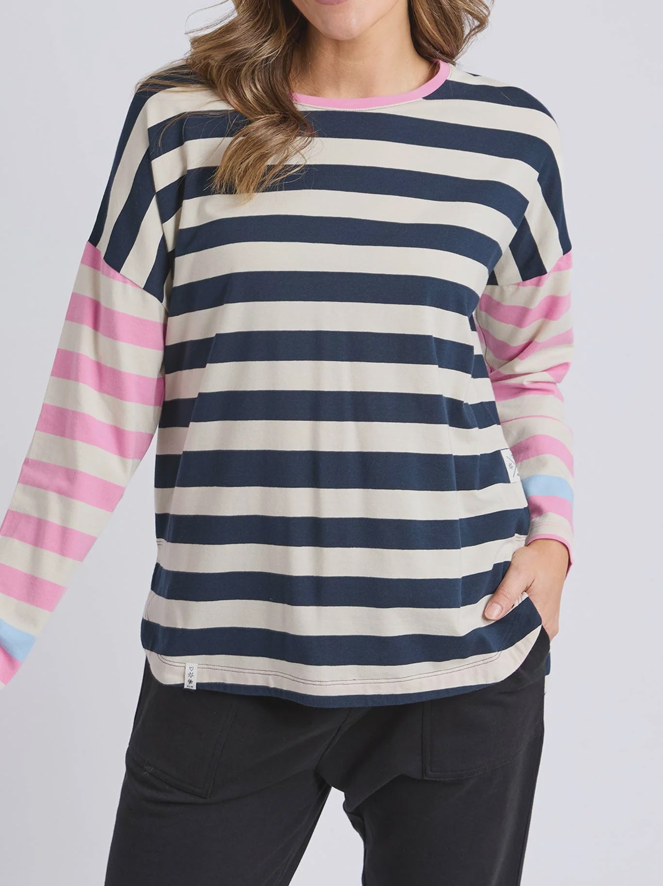 Gaeb Stripe L/S Tee
