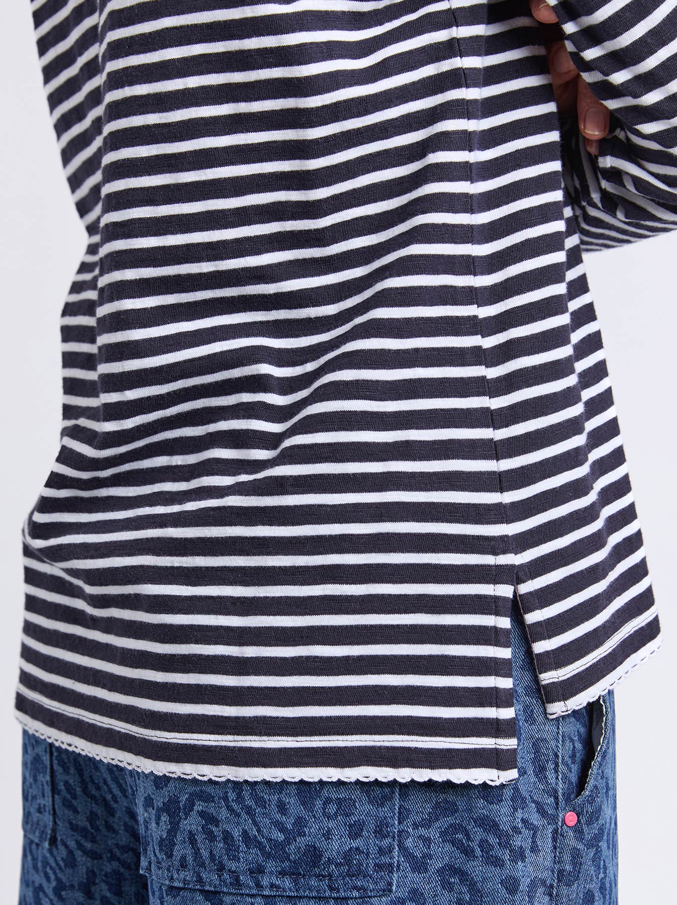 Drea L/S Tee - Navy