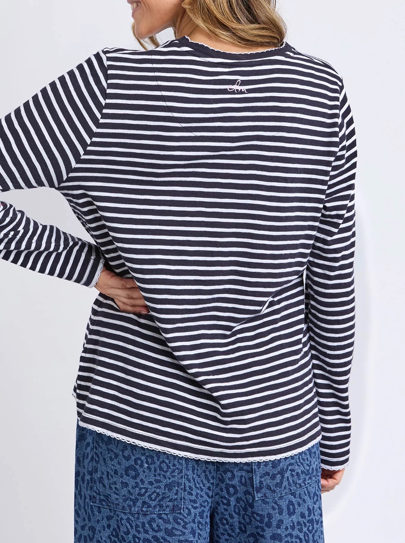 Drea L/S Tee - Navy