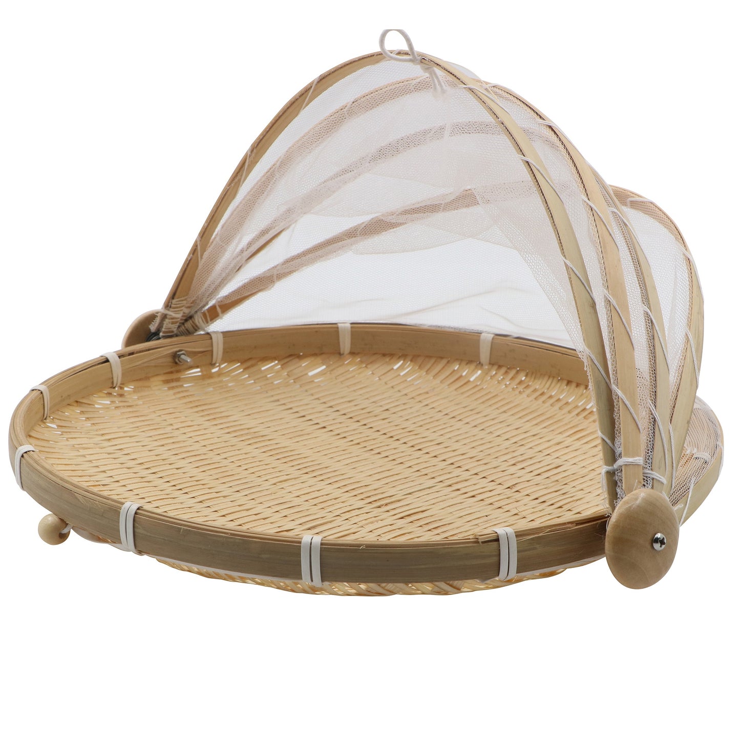 Bamboo Food Cover Tray - 36x24cm