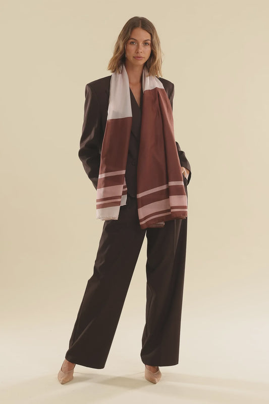 Eleanor Scarf - Brown