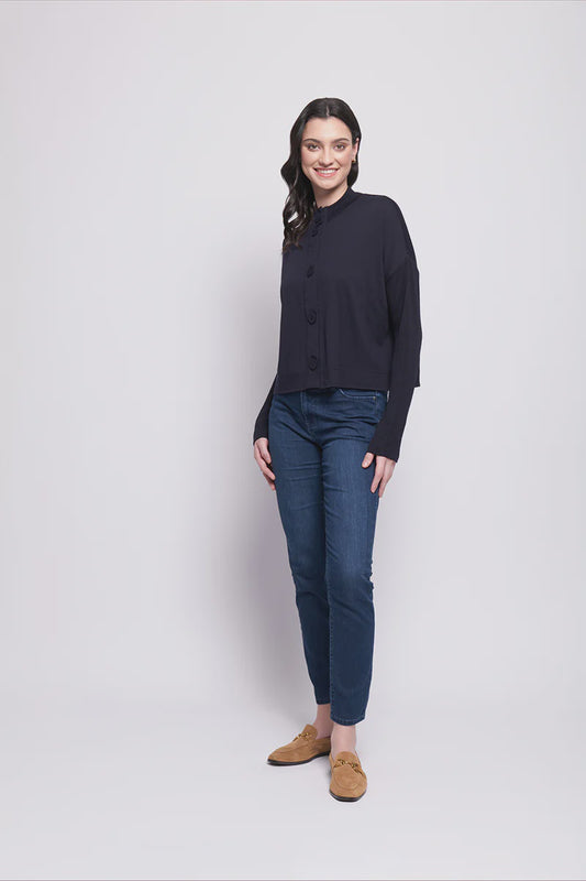 Perfect Yarn Cardigan - Future Dusk