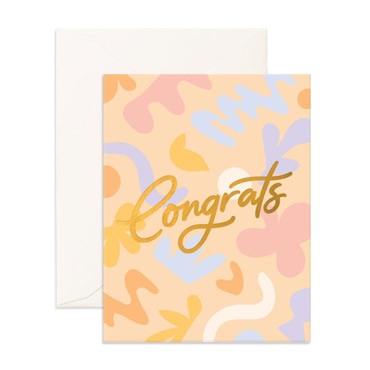 Congrats Fresco Greeting Card