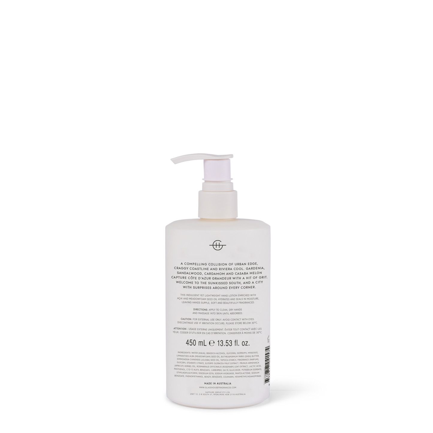 Marseille Memoir Hand Lotion 450ml