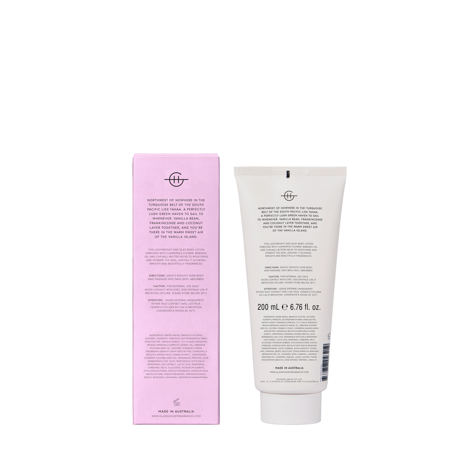 A Tahaa Affair Body Lotion 200ml