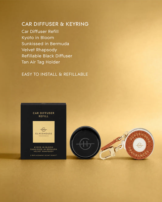 Black Car Diffuser Gift Set