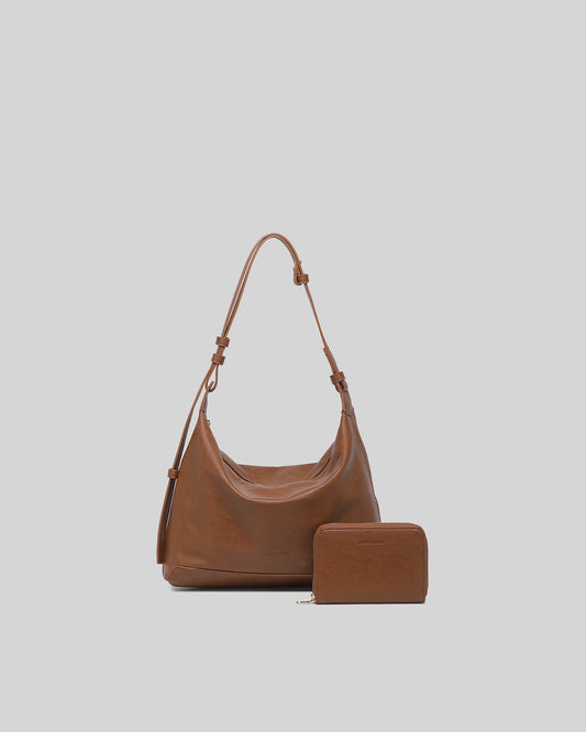 Helena Eden Wallet Set - Cognac