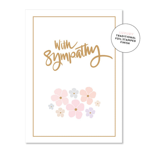 With Sympathy Greeting Card