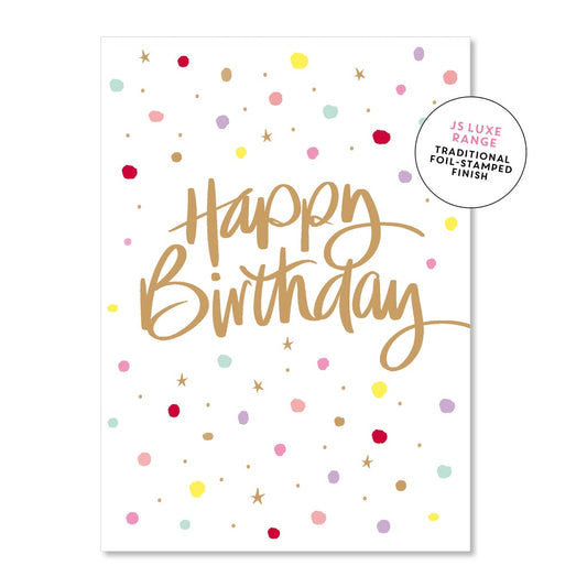 Confetti Birthday Greeting Card