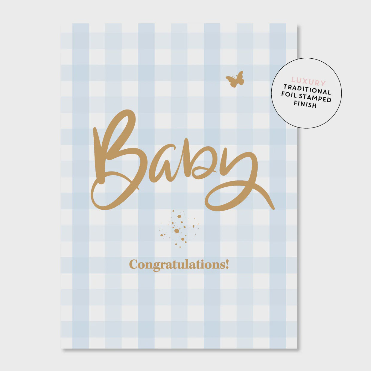 Baby Gingham Blue