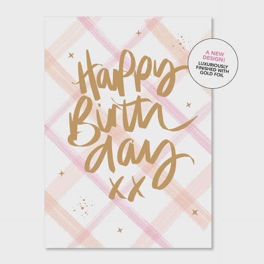 HB Plaid Pink
