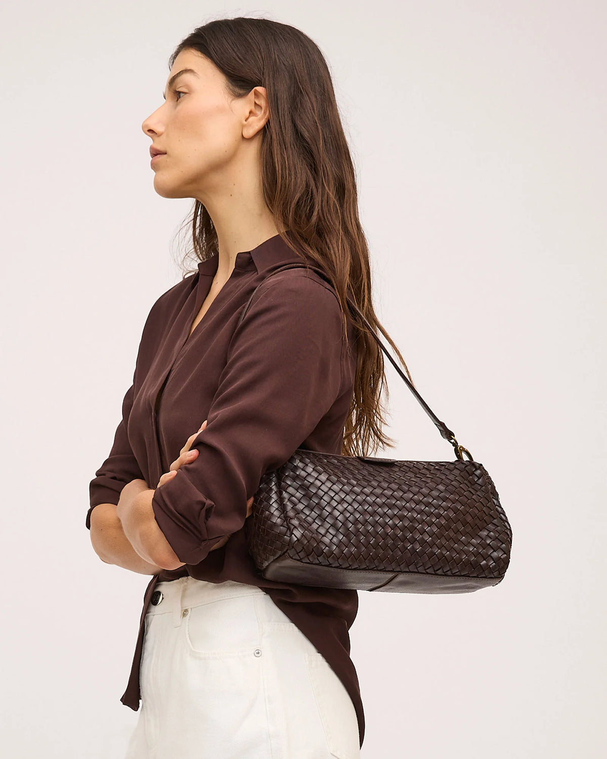 Basque Midi Bag Chocolate