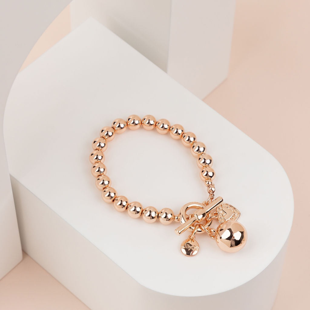 Rose Gold Ball Bracelet