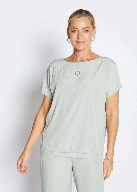 Dolly Layer Tee Sage