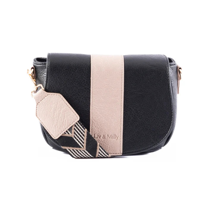 Lizzie Bag - Black/Taupe