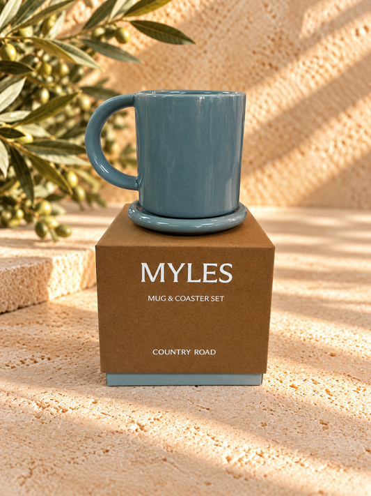 Myles Mug & Coaster Set - Ripple