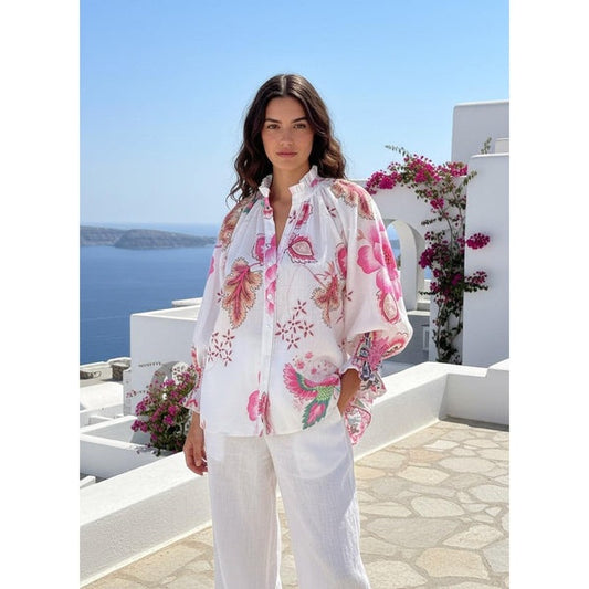 Touch Of Paradise Top - Pink
