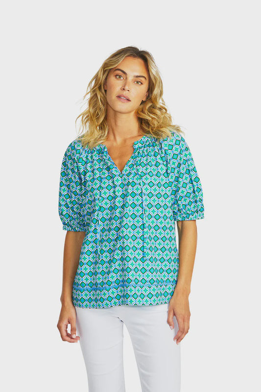 Sorrento Poplin Top