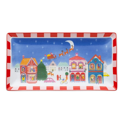 Night Before Rectangle Platter 29cm