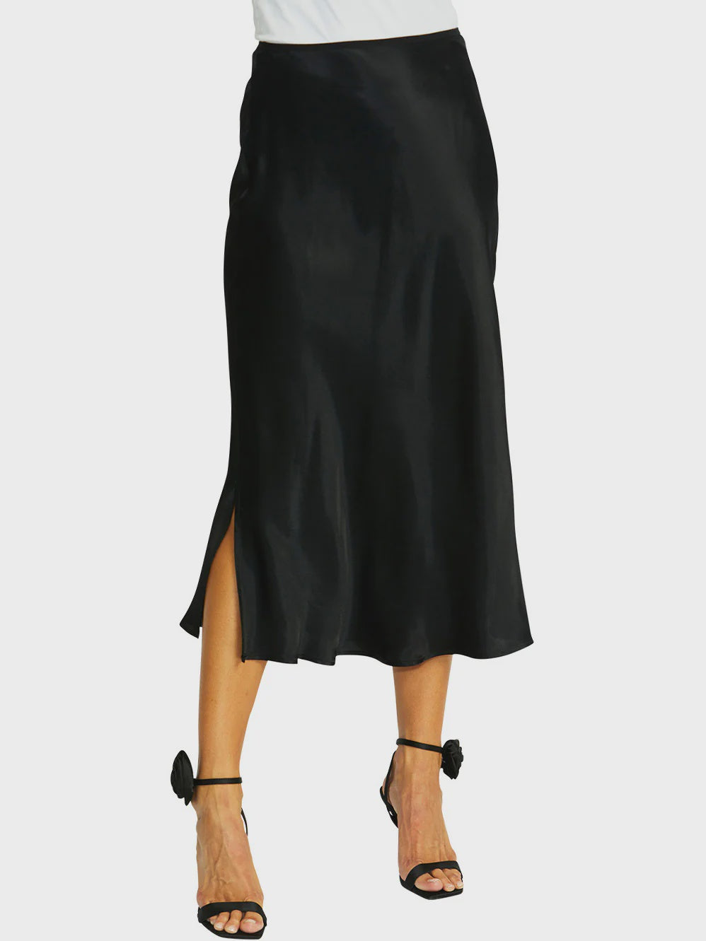 Helen Slinky Skirt - Black