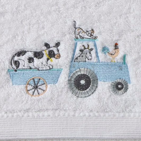 Farm Fun Bath Towel & Face Washer