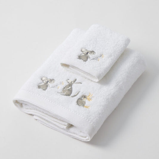 Little Critters Bath Towel & Face Washer in Organza Bag