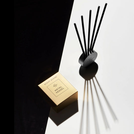 Scent Scene Metal Vessel Black